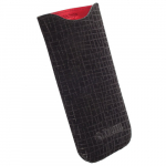 Kott Visby, L Long, Apple iPhone 5 / 5C / 5S / SE (2016), naturaalsest nahast, must, Krusell