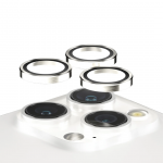 Tagakaamerate kaitseklaasid Hoops, Apple iPhone 15 Pro / 15 Pro Max, valge, PanzerGlass