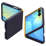 &Uuml;mbris Nano Pop (MagFit), Samsung Galaxy Flip8, tumesinine, Qi2/MagSafe toega, Spigen
