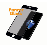 Ekraanikaitseklaas Apple iPhone 6 / 6S / 7 / 8, &uuml;mbrises&otilde;bralik, must, privaatsusfiltriga, PanzerGlass