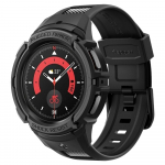 Kaitse&uuml;mbris kellarihmaga Rugged Armor Pro, Samsung Galaxy Watch5 Pro 45mm, must, Spigen