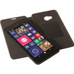Kaitse&uuml;mbris kaanega Kiruna FolioSkin, Microsoft Lumia 640, must, Krusell