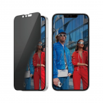 Kaitseklaas privaatsusfiltriga Apple iPhone 16e / 14 / 13 / 13 Pro, musta &auml;&auml;rega, Ultra-Wide Fit, PanzerGlass