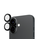 Tagakaamerate kaitseklaasid Hoops, Apple iPhone 16 / 16 Plus, must, PanzerGlass
