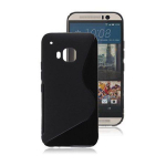 Kaitse&uuml;mbris HTC One M9, kummist, S-disain, must