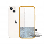 Kaitse&uuml;mbris ClearCaseColor, Apple iPhone 13, klaasist tagak&uuml;ljega, oranž / l&auml;bipaistev, PanzerGlass