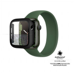 Kaitseklaas raamiga, Apple Watch Series 9 / 8 / 7 (41mm), eemaldatav, musta &auml;&auml;rega, PanzerGlass