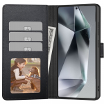 Kaitse&uuml;mbris kaanega Wallet, Samsung Galaxy A36 5G, must, Tech-Protect