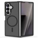 &Uuml;mbris Magmat MagSafe, Samsung Galaxy Fold8 Ultra / Fold7, matt l&auml;bipaistev musta &auml;&auml;rega, Qi2/MagSafe &uuml;hilduv, Tech-Protect