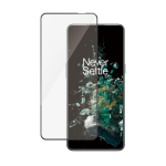 Kaitseklaas OnePlus 10T / 10R / 10R 150W, musta &auml;&auml;rega, PanzerGlass