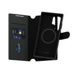 Kaitse&uuml;mbris kaanega Tango 2-in-1 Wallet, Samsung Galaxy S24 Ultra, must, MagSafe magnetiga, CARE by PanzerGlass