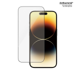 Kaitseklaas Apple iPhone 14 Pro, musta &auml;&auml;rega, Ultra-Wide Fit, PanzerGlass