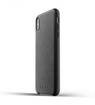 Kaitse&uuml;mbris Apple iPhone Xs Max, naturaalsest nahast, must, Mujjo