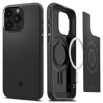 Kaitse&uuml;mbris Mag Armor, Apple iPhone 15 Pro, must, MagSafe, Spigen
