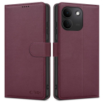 Kaaned Wallet, Xiaomi Redmi Note 17 Pro Max 5G, tumepunane, Tech-Protect