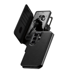 Kaitse&uuml;mbris kaanega Tango 2-in-1 Wallet, Samsung Galaxy S26 Ultra, must, magnetkinnitusega, Qi2/MagSafe &uuml;hilduv, CARE by PanzerGlass