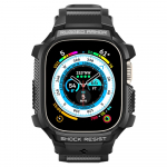 Kaitse&uuml;mbris kellarihmaga Rugged Armor Pro, Apple Watch Ultra 2 / Ultra, must, Spigen