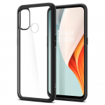 Kaitse&uuml;mbris Ultra Hybrid, OnePlus Nord N100, l&auml;bipaistev musta &auml;&auml;rega, Spigen