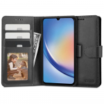 Kaitse&uuml;mbris kaanega Wallet, Samsung Galaxy A34 5G, must, Tech-Protect