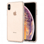 Kaitse&uuml;mbris Liquid Crystal Glitter, Apple iPhone Xs Max, l&auml;bipaistev, s&auml;delusega, Spigen