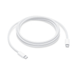 USB-kaabel USB-C otsik <-> USB-C otsik, 2m, 240W, valge, punutud kaabliga, Apple