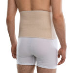 Elastne v&ouml;&ouml; soojendav l&uuml;lisamba nimme-ristluupiirkonna fikseerimiseks villaga Lauma Medical 105 Velcro - 3. XL