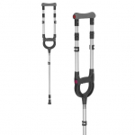 Kaenlaalune kark 06/MR, kasutaja pikkus 150&ndash;185 cm - Must