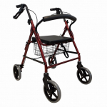 Alumiiniumraamiga rulaator Reha Fund RF-615 Denver - Punane