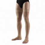 Elastsed ravisukad veenilaienditele koos lahtise p&ouml;iaosaga Lauma AG307, II kompressiooni klass - 4 , L&uuml;hike K , Must