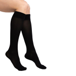Kompressioon-p&otilde;lvsokid koos tiheda materjaliga varbastel Lauma AD205, I kompressiooni klass - 1 , Pikk D , Must