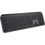 Logitech MX Keys S juhtmevaba klaviatuur, madala profiiliga, vaikne ja sujuv tippimine, Bluetooth, USB-C laadimine, saksa QWERTZ, hall