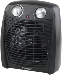 Bestron ventilaatoriga k&uuml;ttekeha, 1000 W/ 2000 W, must