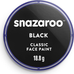 Snazaroo Klassikaline n&auml;o- ja kehav&auml;rv must 18,8 g