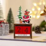 J&otilde;ulude puidust maalitud kalender