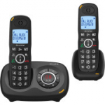 Alcatel XL595 Voice Duo juhtmevaba suure nupuga telefon kahe k&auml;epidemega ja automaatvastajaga