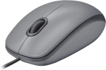 Logitech M110 juhtmega USB-hiir, vaiksed nupud, hall.