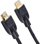 Kiire 4K Ultra HD HDMI 2.0 kaabel/juhe, 6 ft / 1,8m, 18 Gbps, 60 Hz, 2160p, 48 bit, mees-mees, Ethernet-valmis, 3D, must