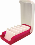 helit BeeBox kaardikarp A8 formaadis kuni 600 kaardile, punane