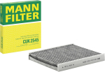 MANN-FILTER CUK 2545 salongifilter - &otilde;ietolmufilter aktiivs&ouml;ega - autodele ja kaubikutele (A+ KVALITEET)