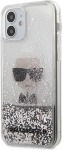 KARL LAGERFELD KLHCP12SGLIKSL &uuml;mbris iPhone 12-le 5,4-tolline h&otilde;bedane (Iconic Liquid Glitter)