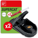SWISSINNO SuperCat Rotil&otilde;ks, eriti tugev, korduvkasutatav, 2 l&otilde;ksu + 2 s&ouml;&ouml;das&uuml;stalt (B-kategooria)