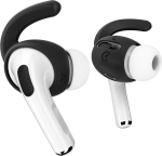 KeyBudz EarBuddyz silikoonist k&otilde;rvaotsad Apple AirPods Pro jaoks, mustad