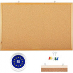 Raylu Paper&reg; naturaalsest korgist m&auml;rkmetahvel m&auml;nnipuidust raamiga, 40 x 30 cm