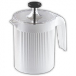 Piimavahustaja Cremix, valge, 0,50 l, 10 x 14,5 x 15,3 cm