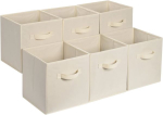 Kokkupandavad kangast hoiukastid, 6 tk komplekt, 13 x 13 x 13 tolli