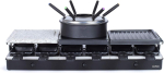 Livoo 12-inimese raclette'i ja fond&uuml;&uuml; komplekt, must (DOC234)