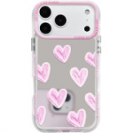 NITITOP iPhone 17 Pro Max &uuml;mbris armsa peegeldava s&uuml;dame ja s&auml;delusega