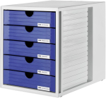 HAN 1450-14, SYSTEMBOX sahtlikomplekt 5 suletud kambriga, sinine