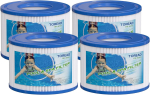 TOREAD 4 Pack Type S1 asendatav PureSpa filter Easy Set basseinifiltritele, 11692 spa filter (A+ klass)