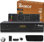 Bamof BE-2607 HD satelliidi vastuv&otilde;tja (DVB-S/S2, Full HD 1080p, HDMI, SCART)